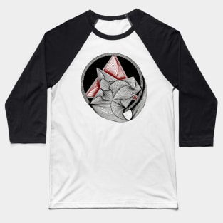 Abstract twist Baseball T-Shirt